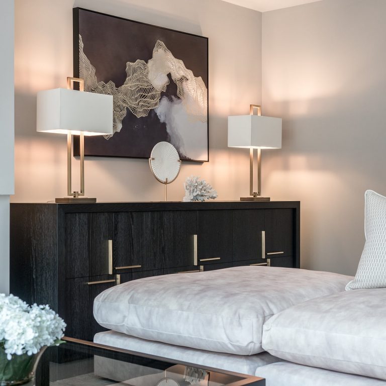 living room designed by interior designer in Cannock